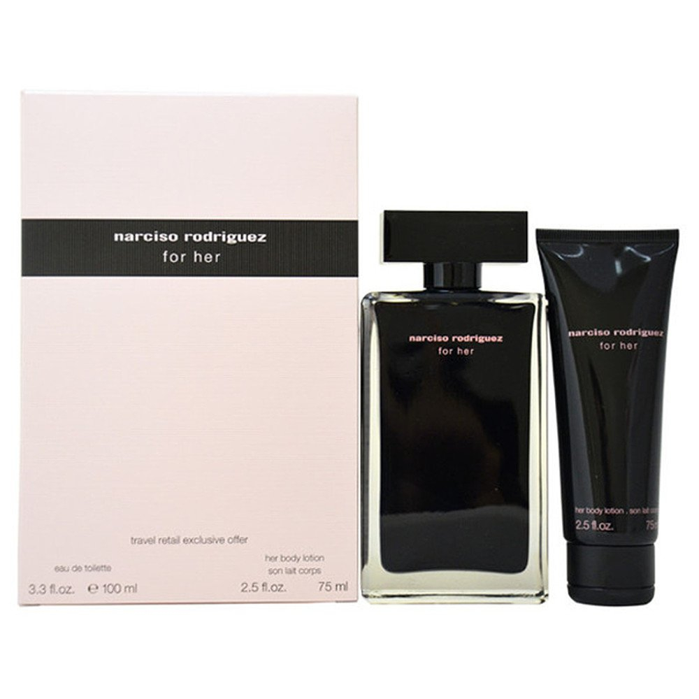 Narciso Rodriguez For Her Eau De Toilette 100ml Spray Gift Set