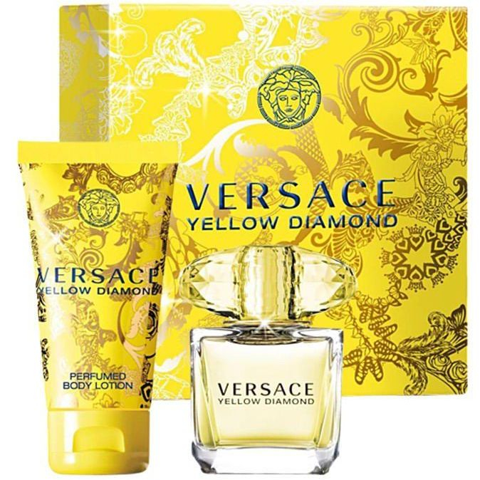 Versace Yellow Diamond Eau de Toilette 90ml Spray Gift Set