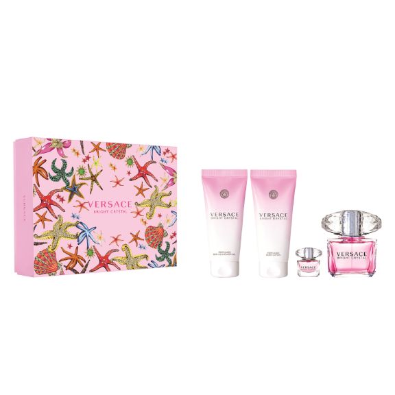Versace Amber Bright Crystal Eau De Toilette 90Ml Spray Set