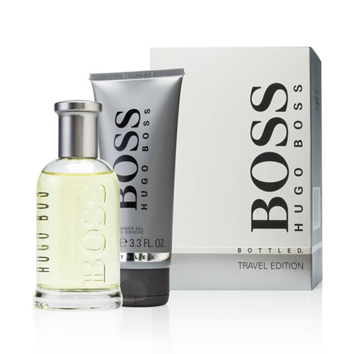 Hugo Boss Amber Boss Bottled Eau De Toilette 100Ml Spray Travel Set