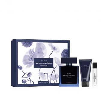 Narciso Rodriguez Bleu Noir For Him Eau de Parfum 100ml Spray Set
