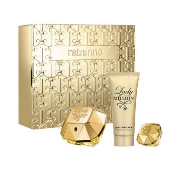 Paco Rabanne Lady Million Eau de Parfum 80ml Spray + 2 Products Set