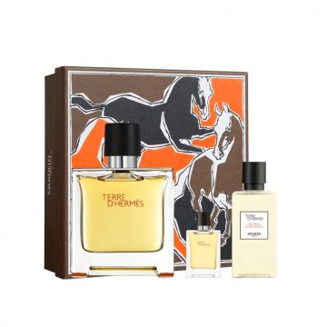 Hermes Terre D'Hermes Pure Parfum 75ml Spray Gift Set