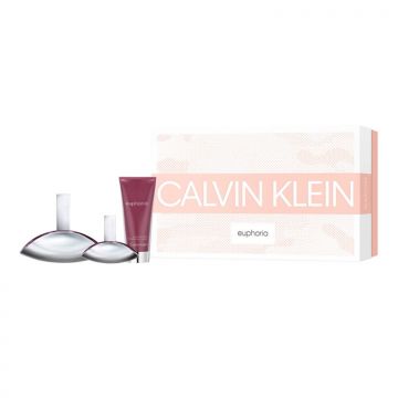 Calvin Klein Euphoria Eau de Parfum 100ml Spray 3 Piece Set