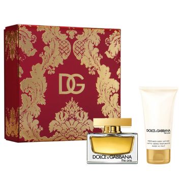 Dolce & Gabbana The One Eau de Parfum 75ml Spray + 50ml B/l Set
