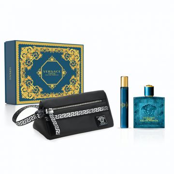 Versace Eros Eau de Parfum 100ml Spray Gift Set