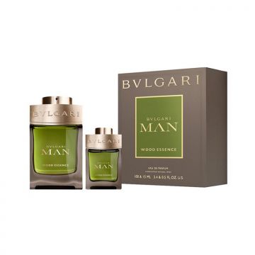 Bvlgari Man Wood Essence Eau De Parfum 100ml Spray Gift Set