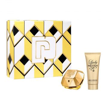Paco Rabanne Lady Million Eau de Parfum 80ml Spray Gift Set