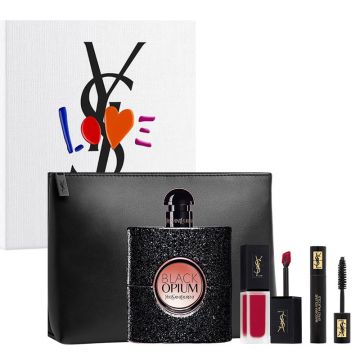 Yves Saint Laurent Black Opium Eau De Parfum 90ml Gift Set