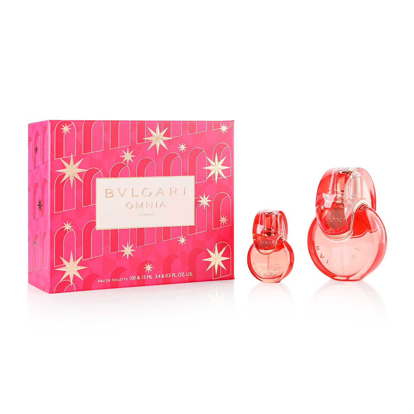 Bvlgari Coral Omnia Eau De Toilette 100Ml Spray Set