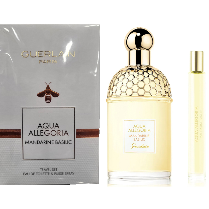 Guerlain Aqua Allegoria Mandarine Basilic Eau de Toilette 125ml Spray + Mini Travel Set