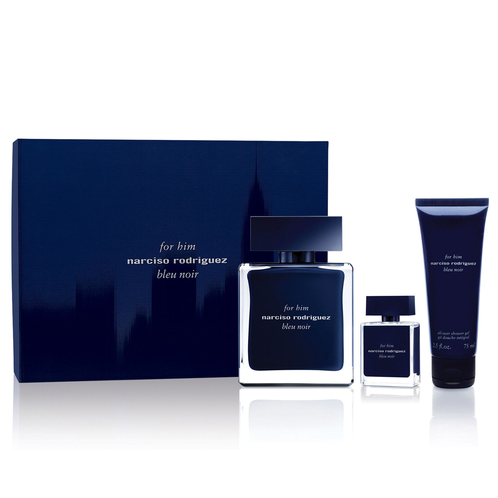 Narciso Rodriguez For Him Bleu Noir Eau de Toilette 100ml Spray Gift Set