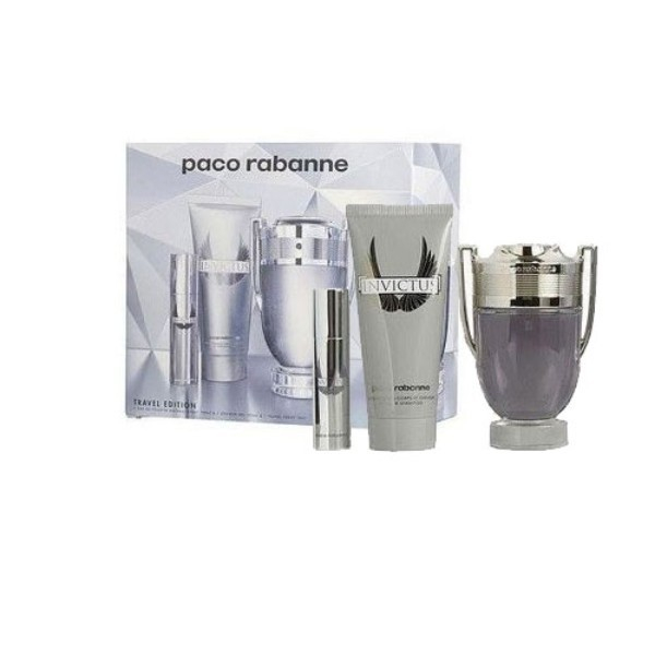 Paco Rabanne Invictus Eau de Toilette 100ml Travel Set