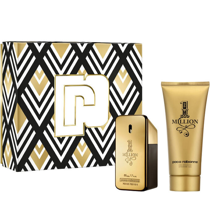 Paco Rabanne Amber 1 Million Eau De Toilette 50Ml Spray Set