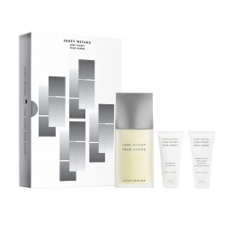 Issey Miyake L'eau D'Issey Pour Homme Eau De Toilette 125ml Spray Set 3 Pieces