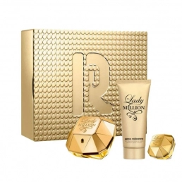 Paco Rabanne Lady Million Eau de Parfum 80ml Spray + 2 Products Set
