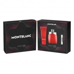 Mont Blanc Legend Red Eau De Parfum 100ml Spray 3 Ps Set