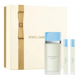 Dolce & Gabbana Light Blue Eau de Toilette 100ml Spray 3Pcs Gift Set
