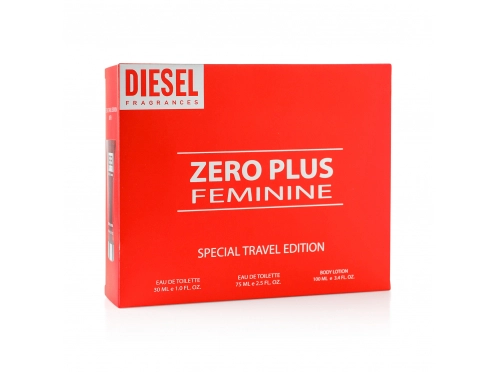 Diesel Zero Plus Feminine EDT 75ml Gift Set Perfume Price - Main Image