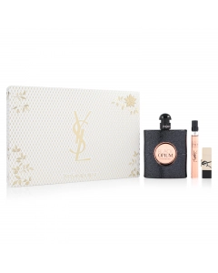 Yves Saint Laurent Black Opium Eau De Parfum 90ml Spray Gift Set